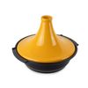 Tajine base en Aluminium recyclé et couvercle en céramique Jaune Safran 30 cm - Visuel 0